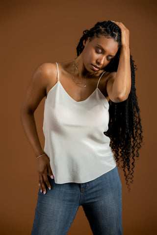 The Bowery Silk Slip Camisole