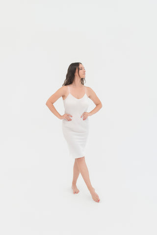 The Mulberry Silk Slip Midi Dress