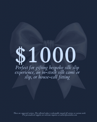 Redeemable for Anything | Atelier Gift Experience
